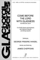 Come Before the Lord with Gladness SATB choral sheet music cover